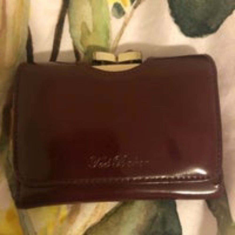 Ted Baker Womens Patent Leather Wallet